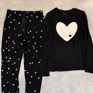 Reitmans Heart Print Pyjama Set – Brand New!